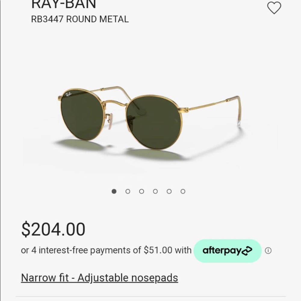 Ray-Ban RB3447 Round Metal